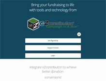 Tablet Screenshot of ezcontribution.net
